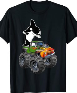 Orca Killer Whale Monster Truck For Boys Girls Toddlers Kids T-Shirt