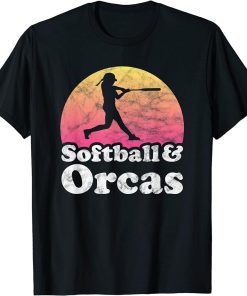 Softball and Orcas Women or Girls Orca T-Shirt