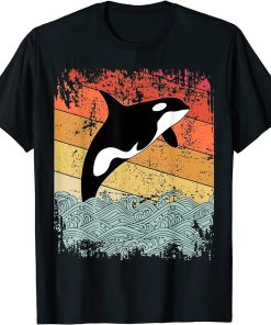 Vintage Orca Whale Shirt, Retro Killer Whale T-Shirt