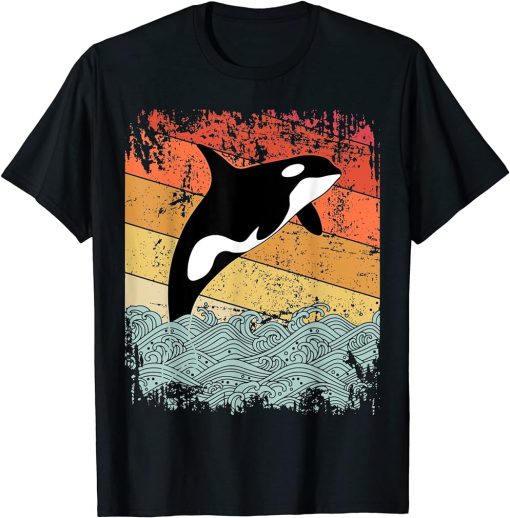 Vintage Orca Whale Shirt, Retro Killer Whale T-Shirt