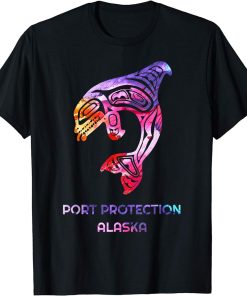 Port Protection Alaska Native American Orca Killer Whale T-Shirt