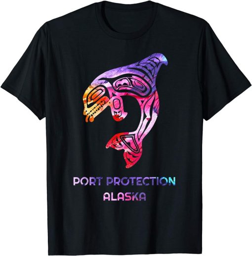 Port Protection Alaska Native American Orca Killer Whale T-Shirt