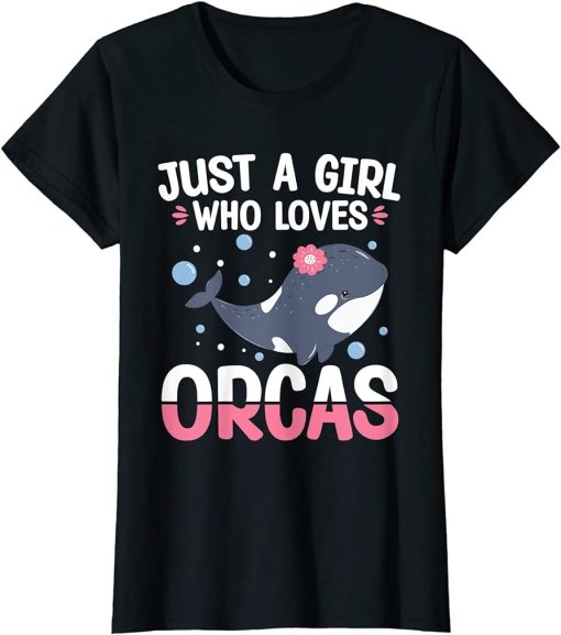 Funny Orca Lover Graphic for Women Girls Kids Orca Lover T-Shirt