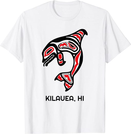 Kilauea HI Native Aboriginal Orca Killer Whales T-Shirt