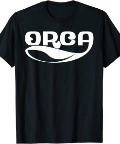 Orca Killer Whale Retro Ocean Graphic Vintage Sea Design Men T-Shirt