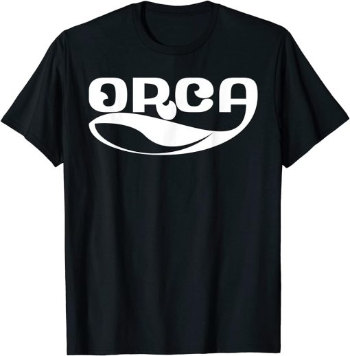 Orca Killer Whale Retro Ocean Graphic Vintage Sea Design Men T-Shirt