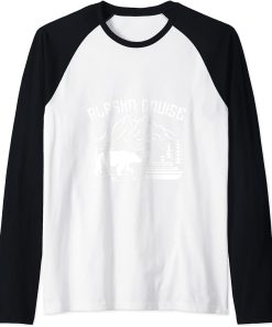 Alaska Cruise 2023 Polar Bears Orcas Killer Whales Raglan Baseball Tee